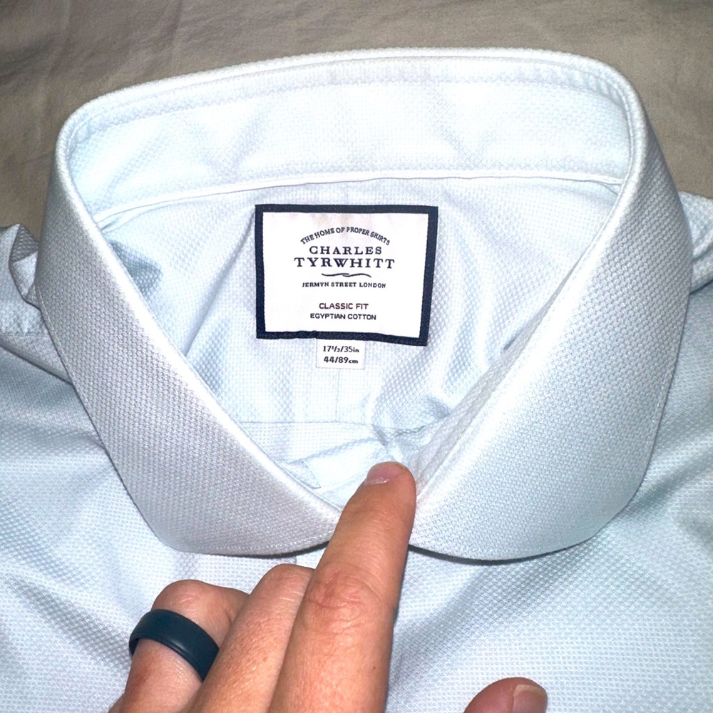 Charles Tyrwhitt Egyptian Cotton Dress Shirt 17.5